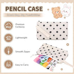 PIG PIG GIRL Corduroy Backpack 3PCS Kids Backpack for Girls School Bags for Middle School Students Book Bag for Elementary Primary Kawaii Ita Backpack with Lunch Box Pencil Case Set, Flower