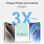 iPhone 17 16 15 Charger Fast Charging 3+3Pack Type C Charger USB C Chargers Block with 10FT Cable for iPhone Air/17/17 Plus/17 Pro/17 Pro Max/16/16 Plus/16 Pro/16 Pro Max/15/15 Pro Max(Green)