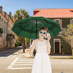 LANBRELLA Umbrella Windproof Compact Travel Umbrella Auto Open Close for Rain