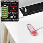 135dB Rechargeable Personal Safety Alarm Strobe Light Flashlight Keychain Siren for Women, College School Students Emergency SOS Alerts Loud Sound Torchlight Hiking Alarm Bear Deterrent. Rose Gold