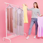Weysat Set of 36, 24 x 60 Inch Hanging Garment Bag Clear Garment Covers Plastic Clothes Protectors for Hanging Clothes Storage Full Zipper Suit Bags PEVA Breathable Cover for Clothing Coat