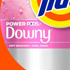 Tide Power PODs + Downy Laundry Detergent Pods, 63 Count, Soft Boosters + April Fresh (Pack of 4)