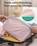 BAGSMART 6 Set /4 Set/2 Set Compression Packing Cubes for Travel, Lightweight Luggage Organizer Bags, Durable Space Saver Bags Travel Essentials