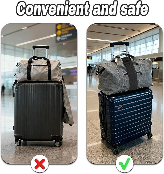 Luggage Straps for Suitcases，Multi-Use Strong Adjustable Luggage Connector Straps, Durable, Waterproof, Bungee Straps，Travel Suitcase Essential Travel Essentials (Blue 4PCS)