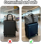 Luggage Straps for Suitcases，Multi-Use Strong Adjustable Luggage Connector Straps, Durable, Waterproof, Bungee Straps，Travel Suitcase Essential Travel Essentials (Blue 4PCS)