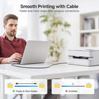 Cable Matters Short USB Printer Cable - 3ft, USB A to B Cable, Compatible with Printer, External Hard Drive, Audio Interface, Scanner, MIDI Controller, MIDI Keyboard, Black