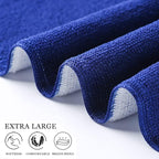 Genovega 2 Packs Oversized Beach Towel Set 36 x 72 in Large Big Pool Camping Swim Clearance Soft Towels Travel Essentials Accessories Must Haves Vacation Necessities Adult Gifts Shark Turtle