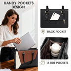 RAINSMORE Laptop Tote Bag for Women 15.6 Inch Large Women Work Bags Waterproof Business Office Teacher Bag Computer Briefcase