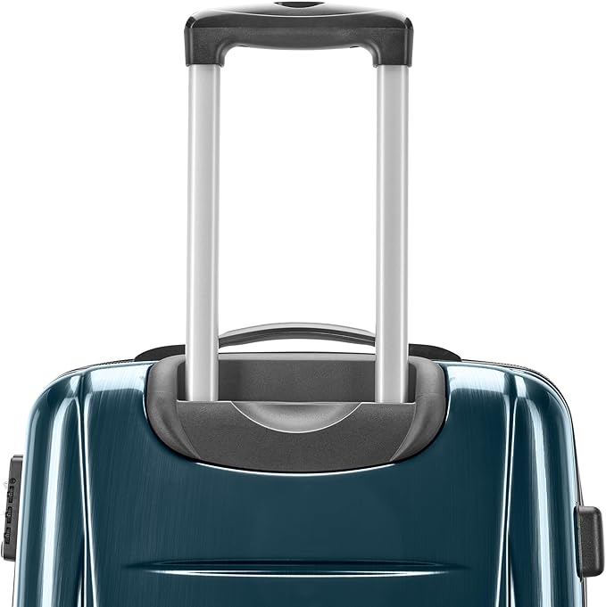 Samsonite Winfield 2 Hardside Expandable Luggage with Spinner Wheels, Teal, Checked-Large 28-Inch