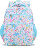 RHCPFOVR Kids Backpack for Girls - Girls Backpack 3-8 Ages Butterfly for Kids 15 Inch School Bookbag for Kindergarten Elementary School Bookbag for Girl 1st 2nd Grade
