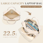 Laptop Bag for Women 15.6Inch Work Tote Computer Briefcase Waterproof Handbag Shoulder Teacher Office Crossbody Purse