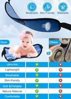 TOPOINT Sleep Headphones, Sleeping Headphones Bluetooth Sleep Mask with Bluetooth Headphones, Aid Sleep Light Blackout Sleeping Eye Mask Headphones for Sleeping Side Sleepers Men Women Girls