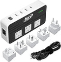 Key Power 230-Watt Step Down 220V to 110V Voltage Converter & International Travel Adapter/Power Converter with USB-C Port 18W - [Use for USA Appliance Overseas in Europe, AU, UK, Ireland, etc.]