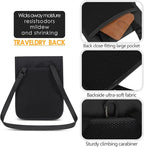 Travel Neck Wallet RFID Blocking – Hidden Passport Holder & Anti-Theft Money Pouch for Men & Women, Lightweight Concealed Undergarment Organizer with Adjustable Strap, Secure Document Holder