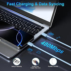 iPhone 17 16 15 Charger Fast Charging, 45W Dual USB C Phone Charger Block with 10FT Long Type C Cable Cord for Apple iPhone 17/Pro/Pro Max/17 Air/16 Pro/16 Pro Max/15 Plus/15 Pro/iPad/S26 Ultra(Blue)