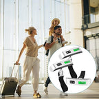Digital Luggage Scale,3 Pack Luggage Weight Scale,110LB Handheld Digital Hanging Scales,Baggage Scale with Backlit LCD Display,Portable Suitcase Weight Scale with Hook for Travelers,Battery Included