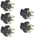 Ceptics South Africa SABS1661 Travel Power Plug Adapter Accepts NEMA 5-15R - ETL Certified - Industrial Grade (IG-10L-5PK)