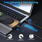 45W 2Pack Super Fast Charger USB C Dual Port Android Phone Charger Type C Fast Charging Block with 6FT Type-C Charger Cord for Samsung Galaxy S26 Ultra/S26/S26+/S25/S24/S23/S22/S21+/iPhone 17/16/15