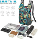 G4Free Lightweight Packable Hiking Backpack for Men Women Small Hiking Daypacks Foldable Shoulder Pack Casual Outdoor Bag 11L