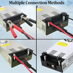 New Version DC 12V 50A 600W Switching Power Supply Adapter 110V AC to 12V DC Converter Power Supply Transformer PSU for 12Volt Motor Pump CCTV Security Camera Car Stereo 3D Printer