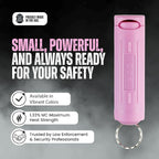 Police Magnum Personal Safety Alarm & Pepper Spray Combo Self Defense Pack for Women- Loud 135db Siren with Light & Max Strength Flip Top Pepper Spray Protection