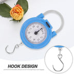 ibasenice Portable Hanging Luggage Scale with Spring Hook High Precision Mechanical Bag Weight Scale for Travel and Postal Use Blue Compact