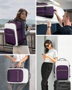 LOVEVOOK 50L Travel Backpack for Women & Men, Airline Approved Carry On Luggage with 3 Packing Cubes, TSA Overnight Bags, Waterproof Personal Item Bag, Weekender Essentials Backpacks fits 17" Laptop