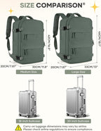 coofay Travel Backpack For Women Men Airline Approved Carry On Backpack Flight Approved Waterproof Sports Luggage Backpack Casual Daypack Small Hiking Backpacks