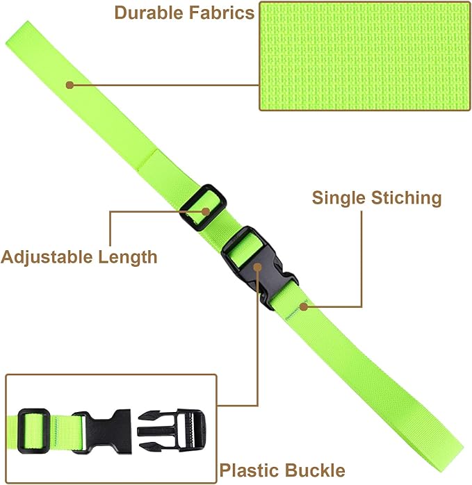 MAGARROW 24" 40" 60" 100" Strap Buckle Packing Straps Adjustable 1-Inch Belt