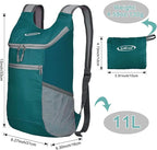 G4Free Lightweight Packable Hiking Backpack for Men Women Small Hiking Daypacks Foldable Shoulder Pack Casual Outdoor Bag 11L