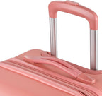 SwissGear 7366 Signature Hardside Expandable Luggage with Spinner Wheels, TSA Lock, Cup-Holder, Coral Almond, 3-Piece Set (19/23/27)