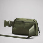 YOSHUYUKI Cross Body Fanny Packs for Women Men Fashion Waist Bag Pouch Nylon Small Travel Crossbody Bags Mini Purse Everywhere Belt Bag Bum Bag with Adjustable Strap for Running Hiking Dim Olive