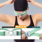 Braylin Swim Goggles, 2-Pack Swimming Goggles, Anti Fog, No Leaking For Adult Women Men Youth