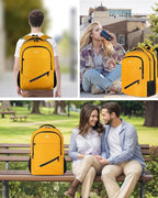 MATEIN 18.4 Inch TSA Approved Backpack, Extra Large 50 L Outdoor Carryon Backpack with Seperated Laptop Compartment, Work Travel Daypack with Front Pocket, Creative Gifts for Men Women