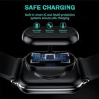 TUSITA Charger Smartwatch Cables Compatible with Amazfit GTR 4, GTR 3, GTR 3 Pro, GTS 3, GTS 4, T-Rex 2 (1M,2-Pack)