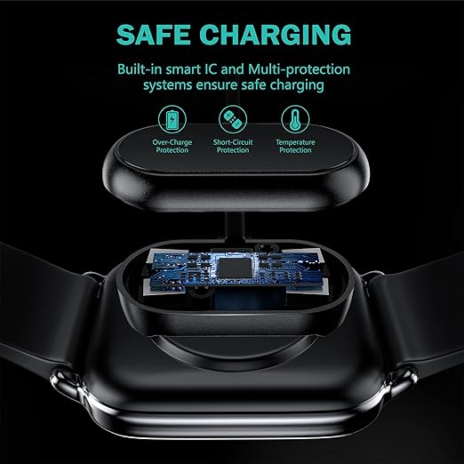 TUSITA Charger Smartwatch Cables Compatible with Amazfit GTR 4, GTR 3, GTR 3 Pro, GTS 3, GTS 4, T-Rex 2 (1M,2-Pack)