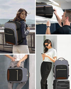 LOVEVOOK 40L Travel Backpack for Women & Men, Airline Approved Carry On Luggage with 3 Packing Cubes, TSA Overnight Bags, Waterproof Personal Item Bag, Weekender Essentials Backpacks fits 17" Laptop
