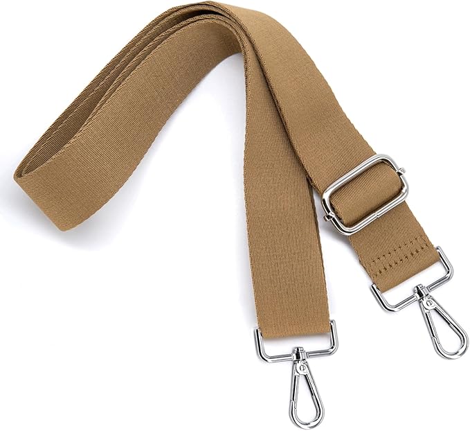S&loyoe Thickened Solid Color Purse Straps Replacement Crossbody Bag Strap Adjustable Wide Guitar Straps for Handbags 1.5inch