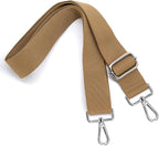 S&loyoe Thickened Solid Color Purse Straps Replacement Crossbody Bag Strap Adjustable Wide Guitar Straps for Handbags 1.5inch