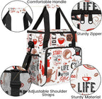 Coffee Maker Carrying Bag Compatible with K-Mini or K-Mini Plus, Single Serve Coffee Brewer Portable Storage Bag with Pockets, Storage Tote Case With Shoulder Strap