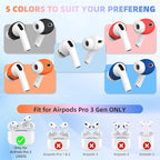 [5 Pairs] for AirPods Pro 3 Ear Tips Cover [Fit in Case], Soft Silicone AirPod Pro 3 Ear Cover Anti Slip Air Pod pro 3 Accessories Compatible with AirPods Pro 3rd Generation Earbuds 2025 (5 Color)