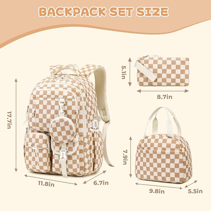MOONBABY Girls Backpack, Kids Backpack for Girls, School bag for Primary Elementary Teenage, Middle School Students Bookbag