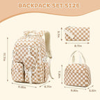 MOONBABY Girls Backpack, Kids Backpack for Girls, School bag for Primary Elementary Teenage, Middle School Students Bookbag