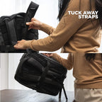 NOMATIC 14L Travel Pack - Mens Travel Backpack - Expandable to 21L - Water Resistant Daypack - TSA-Ready - Lightweight Business Traveling Backpack for Men - 15" Laptop Compartment