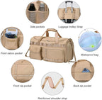 MAXTOP Gym Bag for Women Men Travel Duffle Bag Large Capacity Carry On Weekender Overnight Bag With Shoe Compartment Gym Tote Dry Wet Separation Duffel Bag for Travel