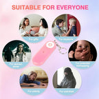 MtMinn Personal Safety Alarm for Women - 130dB Self Defense Keychains Siren Whistle, Replaceable Battery with SOS LED Strobe Light - Emergency Security Safe Protection Devices for Kids Elderly