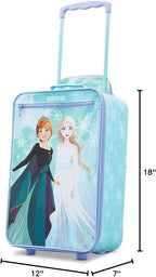 American Tourister Disney Softside Upright Luggage, Frozen, Carry-On 18-Inch