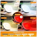Solar Camping Lights, Solar Camping Lantern Rechargeable 5000mAh LED 5 Light Modes IP65 Waterproof with USB Charging – Lanterns for Power outages Hurricane, Hiking, Fish, Emergency, and Home