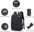 MAXTOP Deep Storage Laptop Backpack Business Anti-theft Backpacks[Water Resistant] College Computer Bookbag Fits 15 Inch Laptop Black