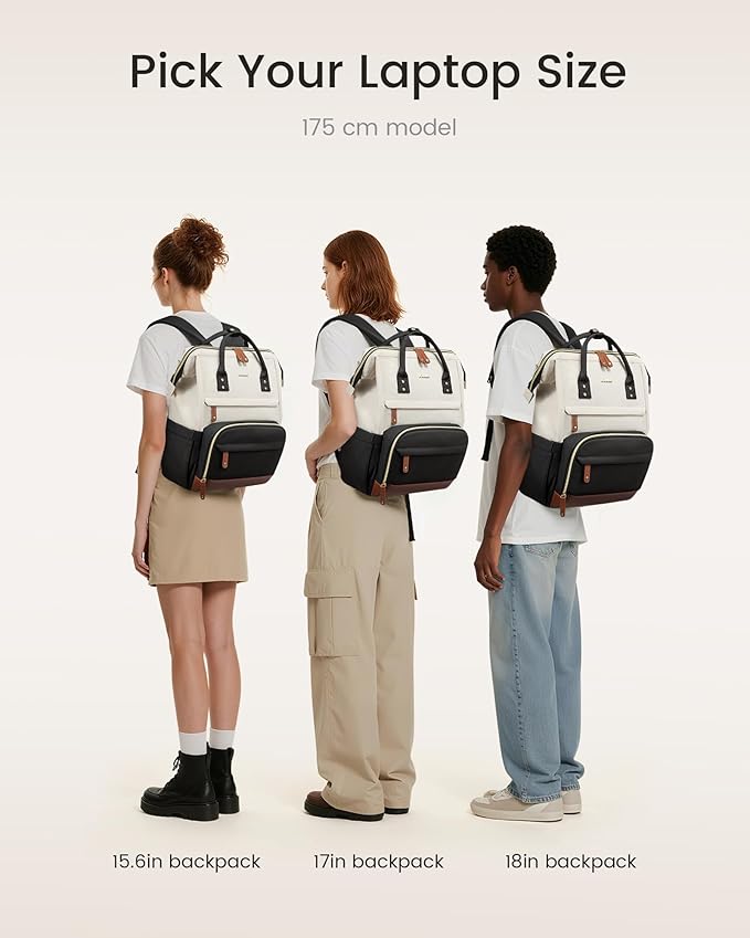 LOVEVOOK Laptop Backpack for Women, 15.6 Inch Work Business Backpacks Purse With Large Capacity